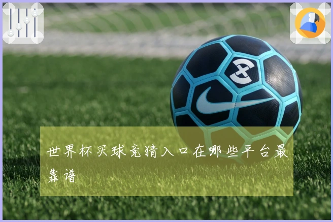 世界杯买球竞猜入口在哪些平台最靠谱